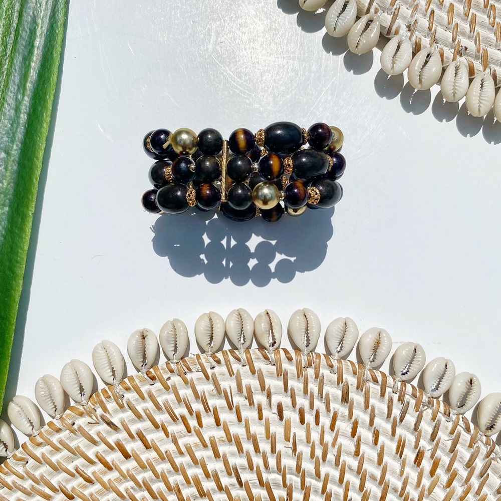 Tigers eye beaded stretch bracelet
